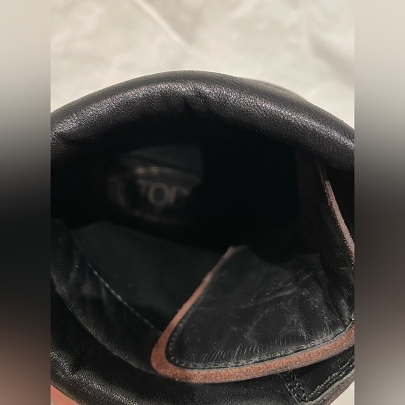 Tod's Aspen Lace-Up Boots, Brown, size 42, NWOB - Picture 7 of 9